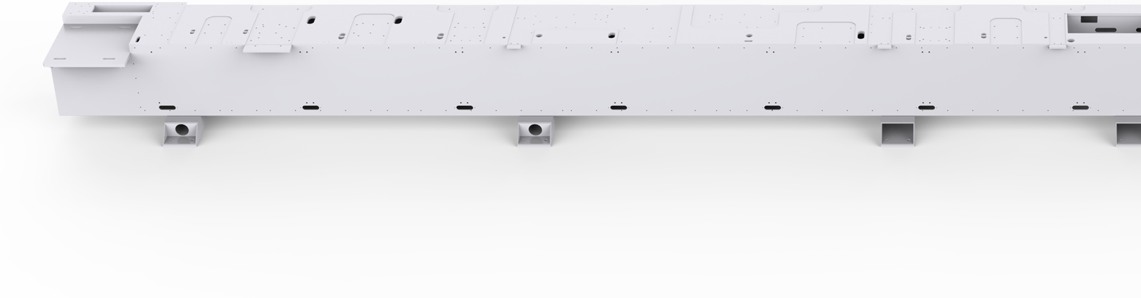 High-precision heavy-duty framed chassis