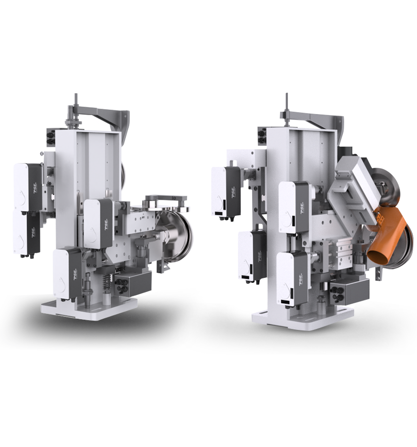Intelligent positioning with dual cushioning wheels<br>Trimming, scraping