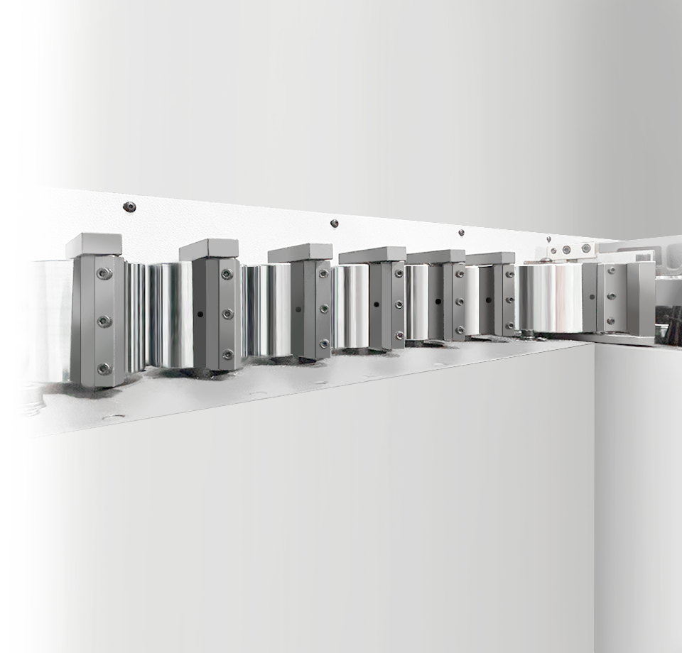 Intelligent positioning with dual seven-wheel pressure application